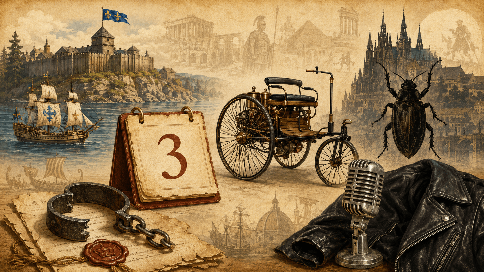 El 3 de julio a través de la Historia
