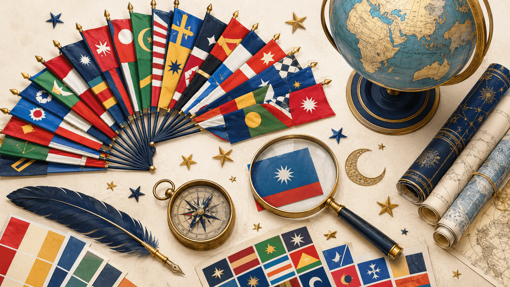 Bandeiras do mundo: o guia completo para as reconhecer todas
